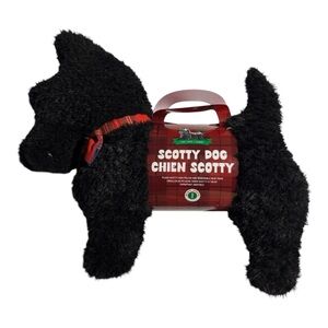 Black Scotty Dog Comfort HEAT PACK Plush Sherpa Pillow Scottish Terrier‎